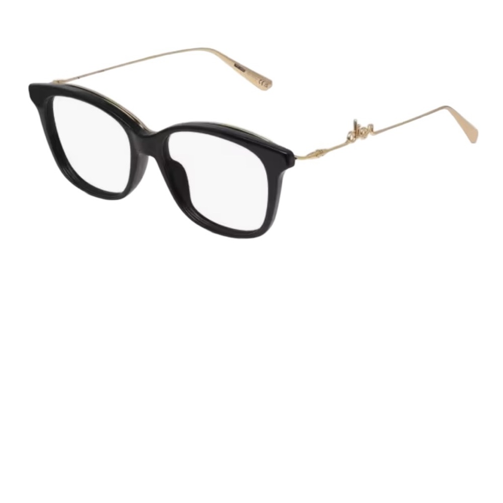 Rare Dior signature Stylish Black and Gold Eyeglasses